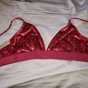 VS PINK velvet bralette
